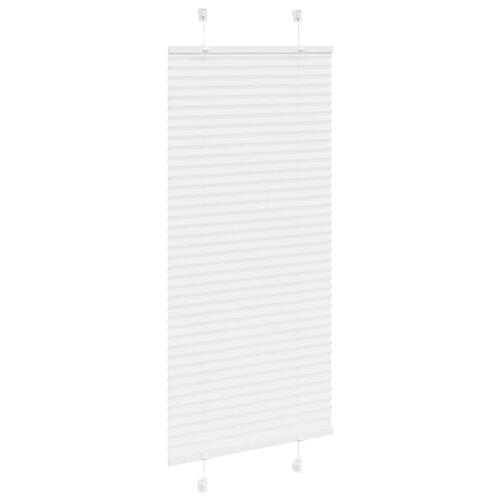 Plisségardin Hvid 60x100 cm Stofbredde 59,4 cm Polyester (OUTLET A)