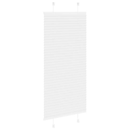 Plisségardin Hvid 60x100 cm Stofbredde 59,4 cm Polyester (OUTLET A)