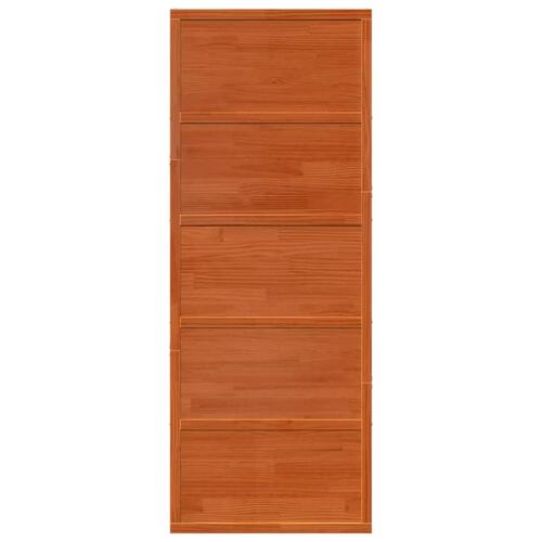 Skydedør 80x208 cm massivt fyrretræ gyldenbrun (OUTLET A)