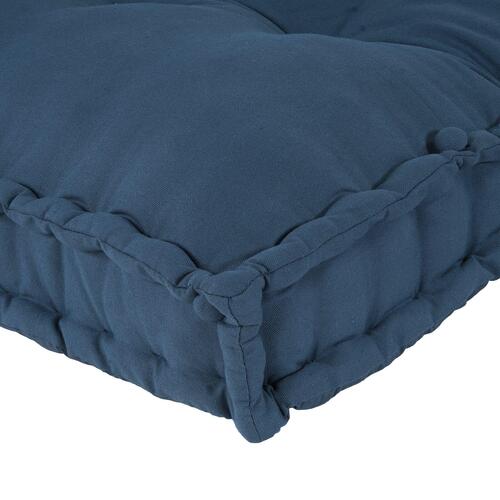 Pallet Sofa Pude med Arm- og Rygstøtte - Blå Stof