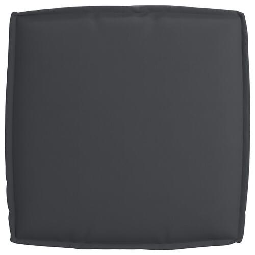Pallepude til sæde Sort 60x60x12 cm Oxford stof
