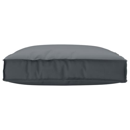 Pallepude til sæde Antracit 80x80x12 cm Oxford stof