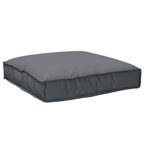 Pallepude til sæde Antracit 80x80x12 cm Oxford stof