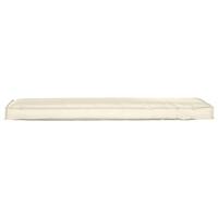 Pallepude til Bænk Creme 140x40x8 cm Oxford Stof