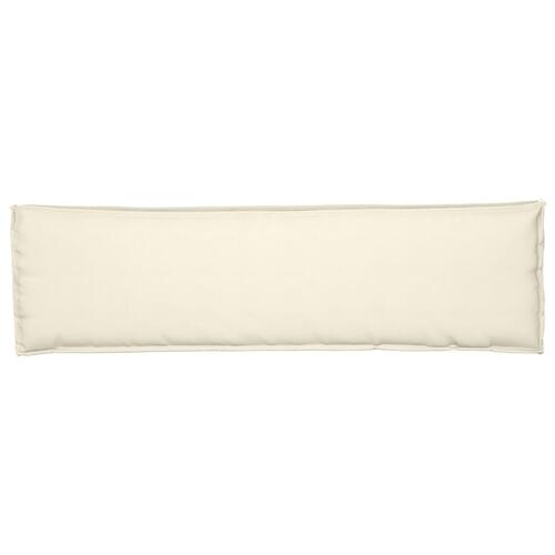 Pallepude til Bænk Creme 140x40x8 cm Oxford Stof