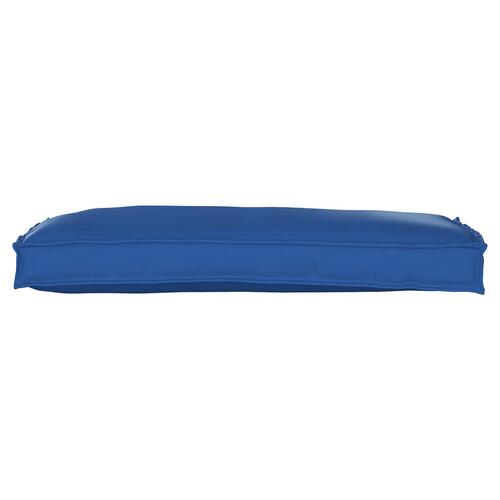 Pallet Puder til Bænk 2 stk Royal Blue 100x40x8 cm Oxford Stof
