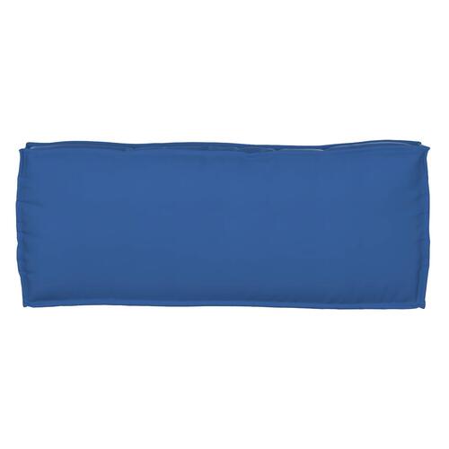 Pallet Puder til Bænk 2 stk Royal Blue 100x40x8 cm Oxford Stof