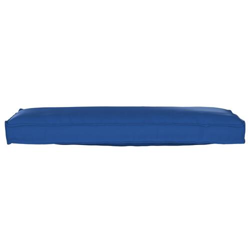Pallet Puder til Bænk 2 stk Kongeblå 120x40x8 cm Oxford Stof