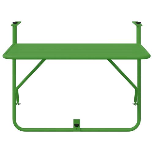 Sammenfoldeligt Grøn Altan Bord 60x40 cm Stål