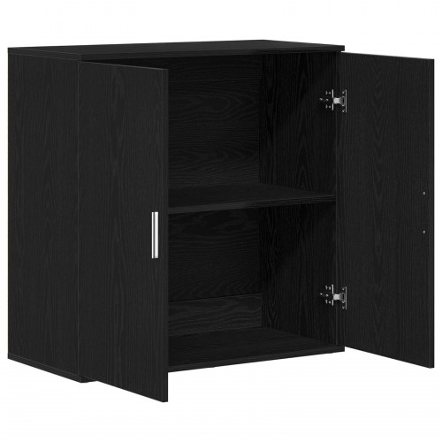 Skabsø Sort egetræ 79x38x80 cm Konstrueret træ