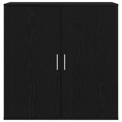 Skabsø Sort egetræ 79x38x80 cm Konstrueret træ
