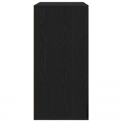 Skabsø Sort egetræ 79x38x80 cm Konstrueret træ