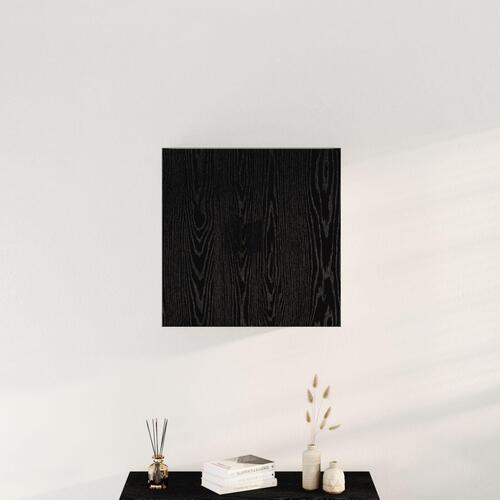 Vægskab Sort egetræ 60x31x60 cm Konstrueret træ