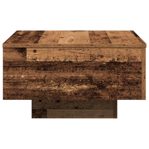 Kaffe Bord, Gammelt Træ, 55x55x31 cm, Ingenieret Træ