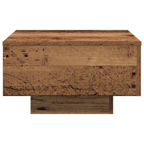Kaffe Bord, Gammelt Træ, 55x55x31 cm, Ingenieret Træ