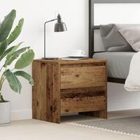 Sengebord Gammel Træ 45x34x44.5 cm Konstrueret Træ