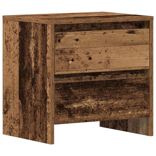 Sengebord Gammel Træ 45x34x44.5 cm Konstrueret Træ