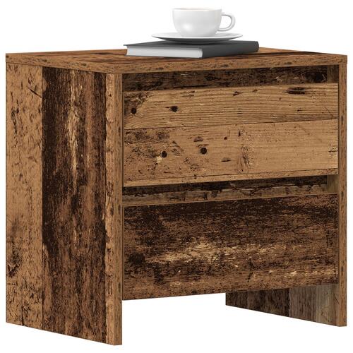 Sengebord Gammel Træ 45x34x44.5 cm Konstrueret Træ