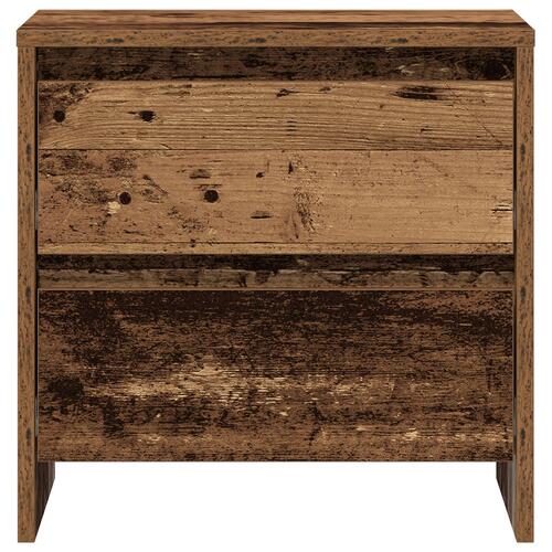 Sengebord Gammel Træ 45x34x44.5 cm Konstrueret Træ