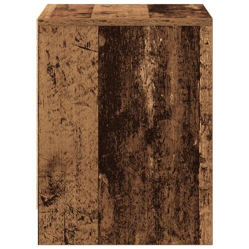 Sengebord Gammel Træ 45x34x44.5 cm Konstrueret Træ