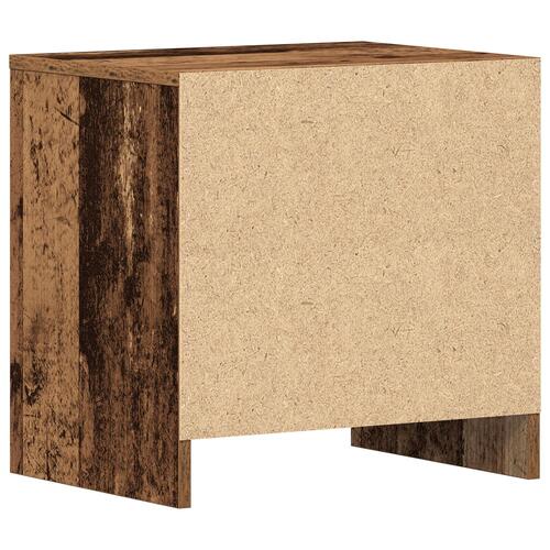 Sengebord Gammel Træ 45x34x44.5 cm Konstrueret Træ
