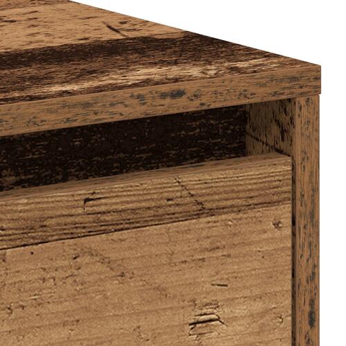 Sengebord Gammel Træ 45x34x44.5 cm Konstrueret Træ