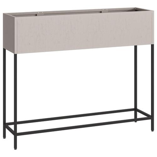 Hævet havebed 100x26x82 cm forvitret stål