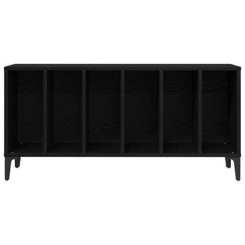Sort egetræ pladeskab - 100 x 38 x 48 cm lavet af konstrueret træ