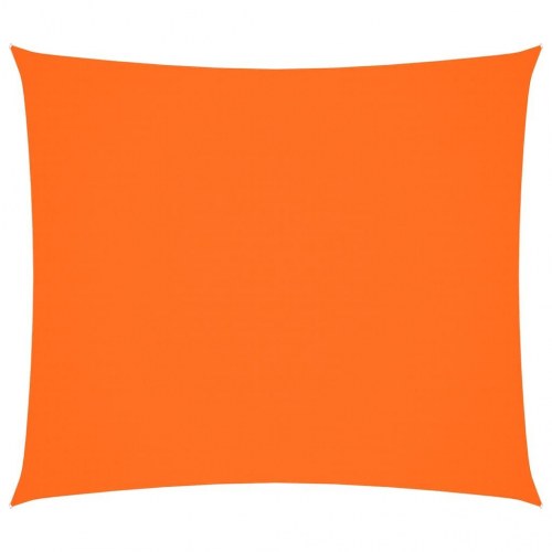 Solsejl 2,5 × 3 m rektangulært i oxfordstof - orange