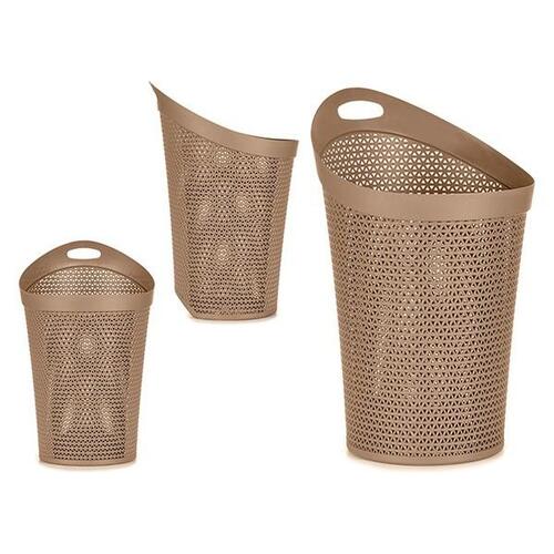 Vasketøjskurv Beige Plastik (100L)