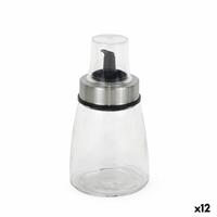 Flakon Quttin Gennemsigtig Sølvfarvet Glas 200 ml 6,5 x 6,5 x 12,5 cm (12 enheder)