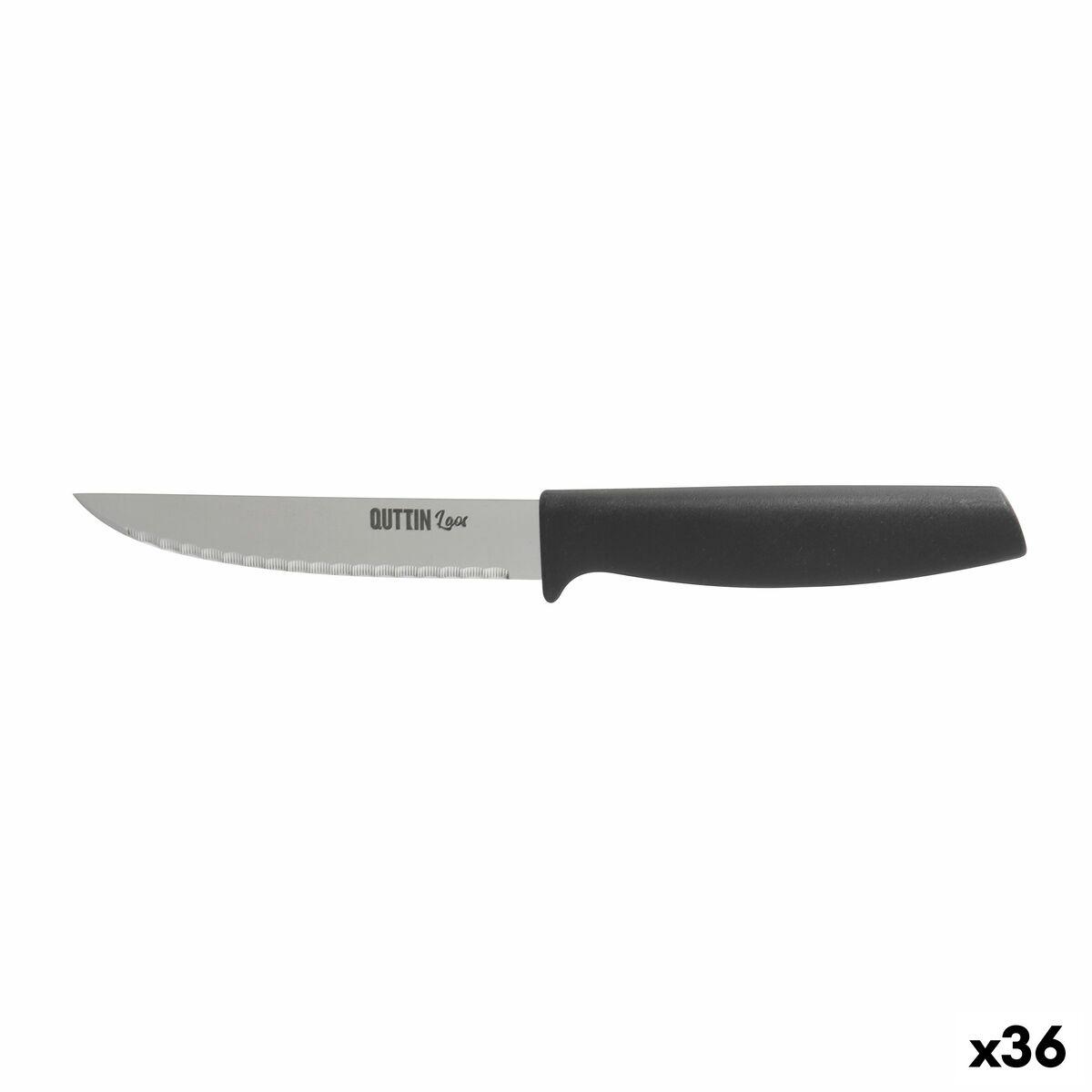 Quttin Laos kokkekniv, sort/sølv, 11 cm - multifunktionel (36 stk.)