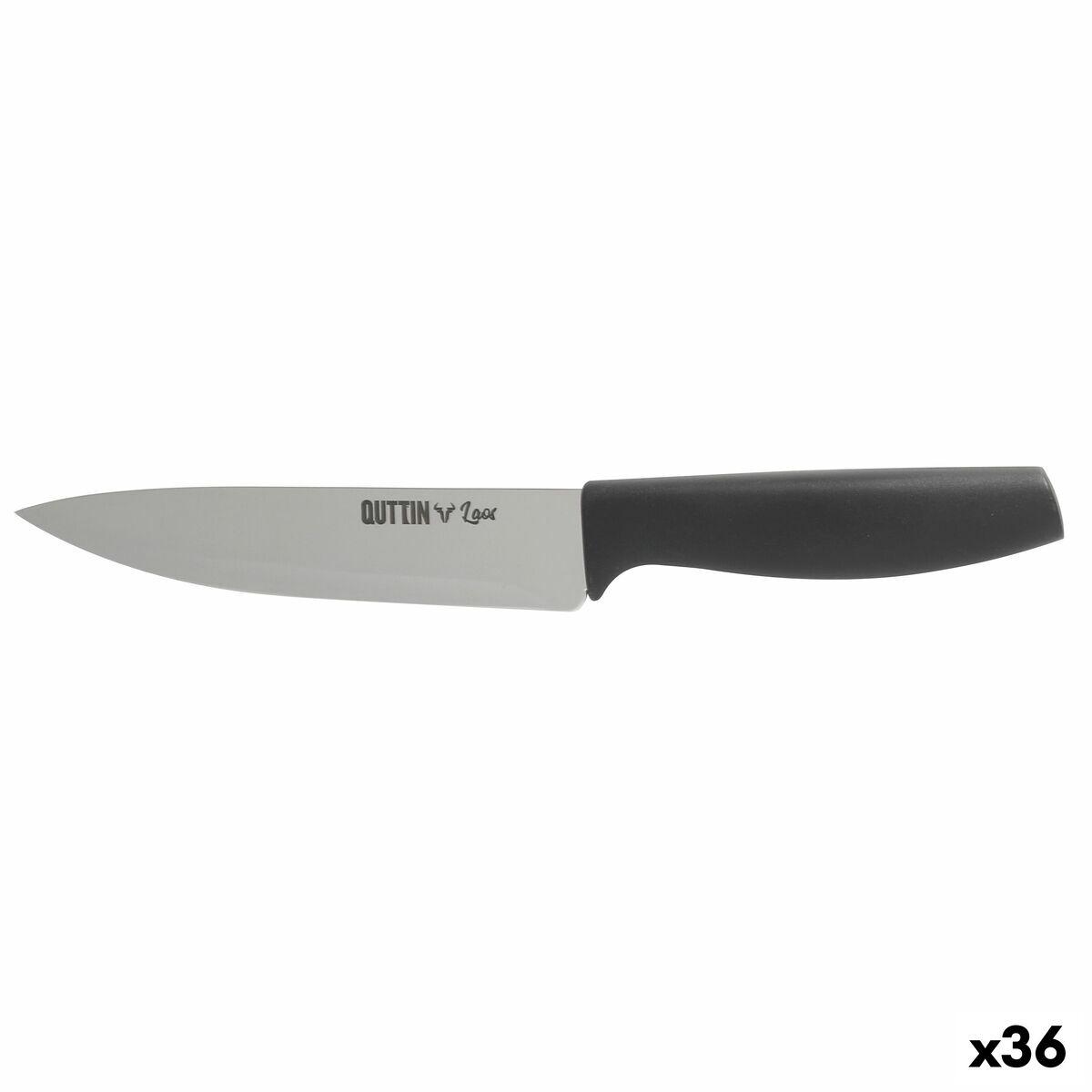 Quttin Laos kokkekniv, sort/sølv, 15 cm - 36 stk.