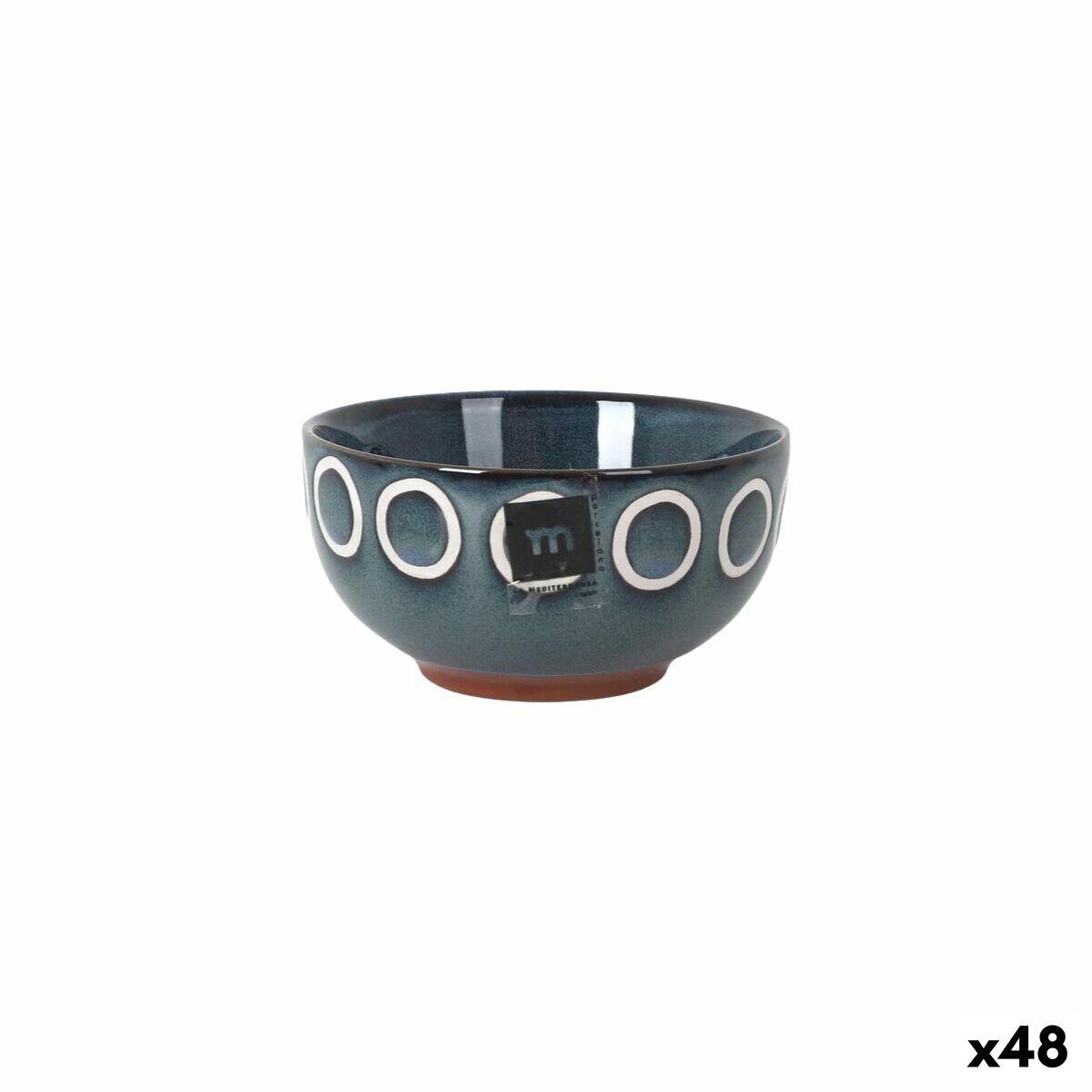 Almudena morgenmadsskål blå Ø 11 cm - 48 stk.