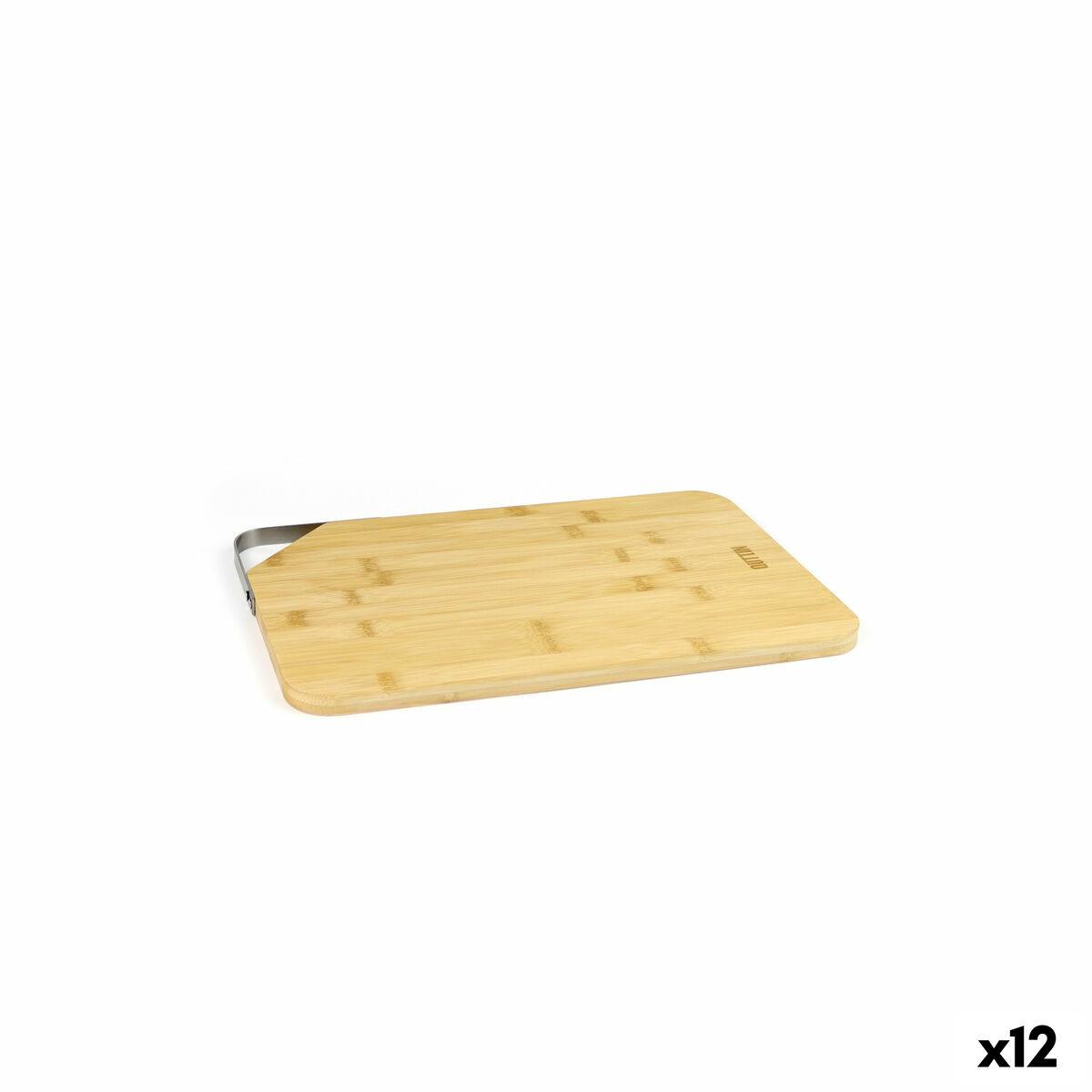 Quttin skærebræt i bambus 31 × 20,3 × 1,5 cm - 12 stk.