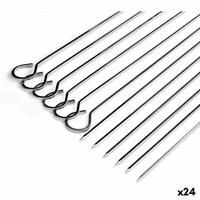 Sæt med grillspyd Algon Metal 27 cm 6 Dele (24 enheder)