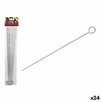 Sæt med grillspyd Algon Metal 35 cm 12 Dele (24 enheder)