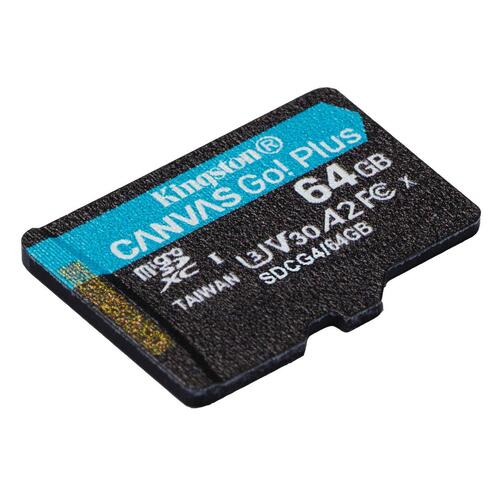 Mikro-SD-hukommelseskort med adapter Kingston SDCG4/64GB 64 GB