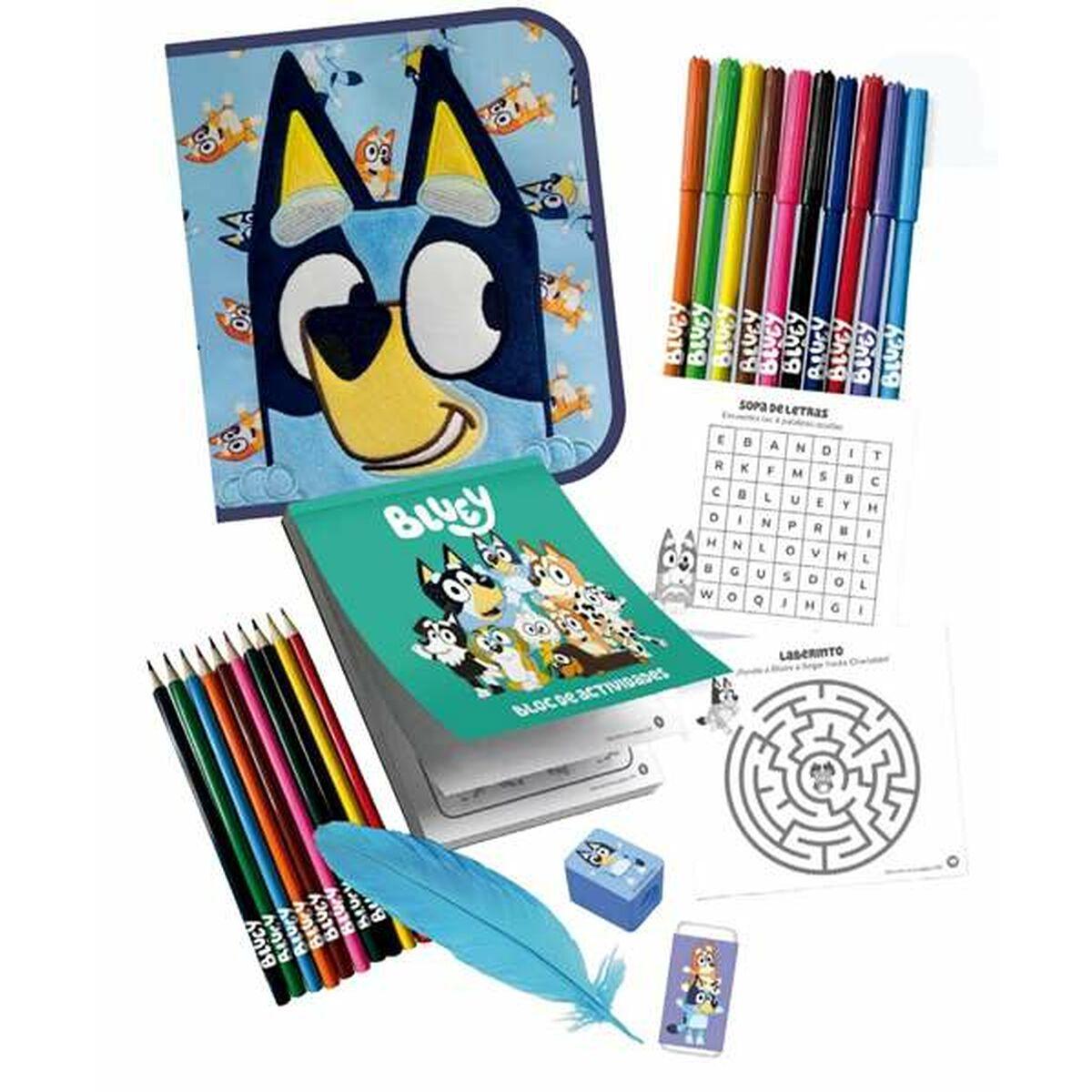 Cefatoys Bluey vadsæk med tilbehør - penalhus