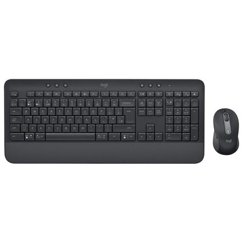 Tastatur og trådløs mus Logitech MK650 Grafit Engelsk QWERTY