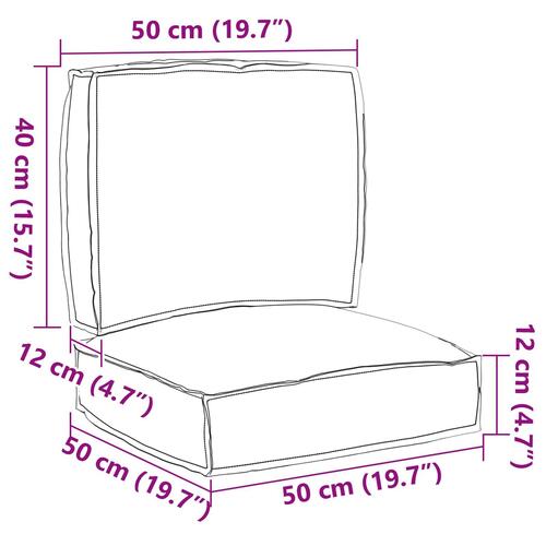Pallepude Sæt Sæt af 2 Tropisk jungle Polyester Standard