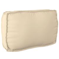 Palle Pude Sæt 2 Stk Beige Polyester Aftagelige Betræk