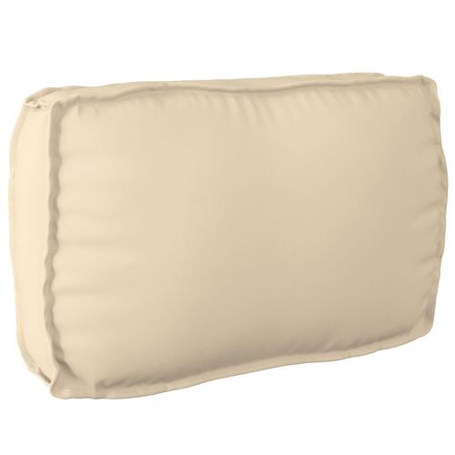 Palle Pude Sæt 2 Stk Beige Polyester Aftagelige Betræk