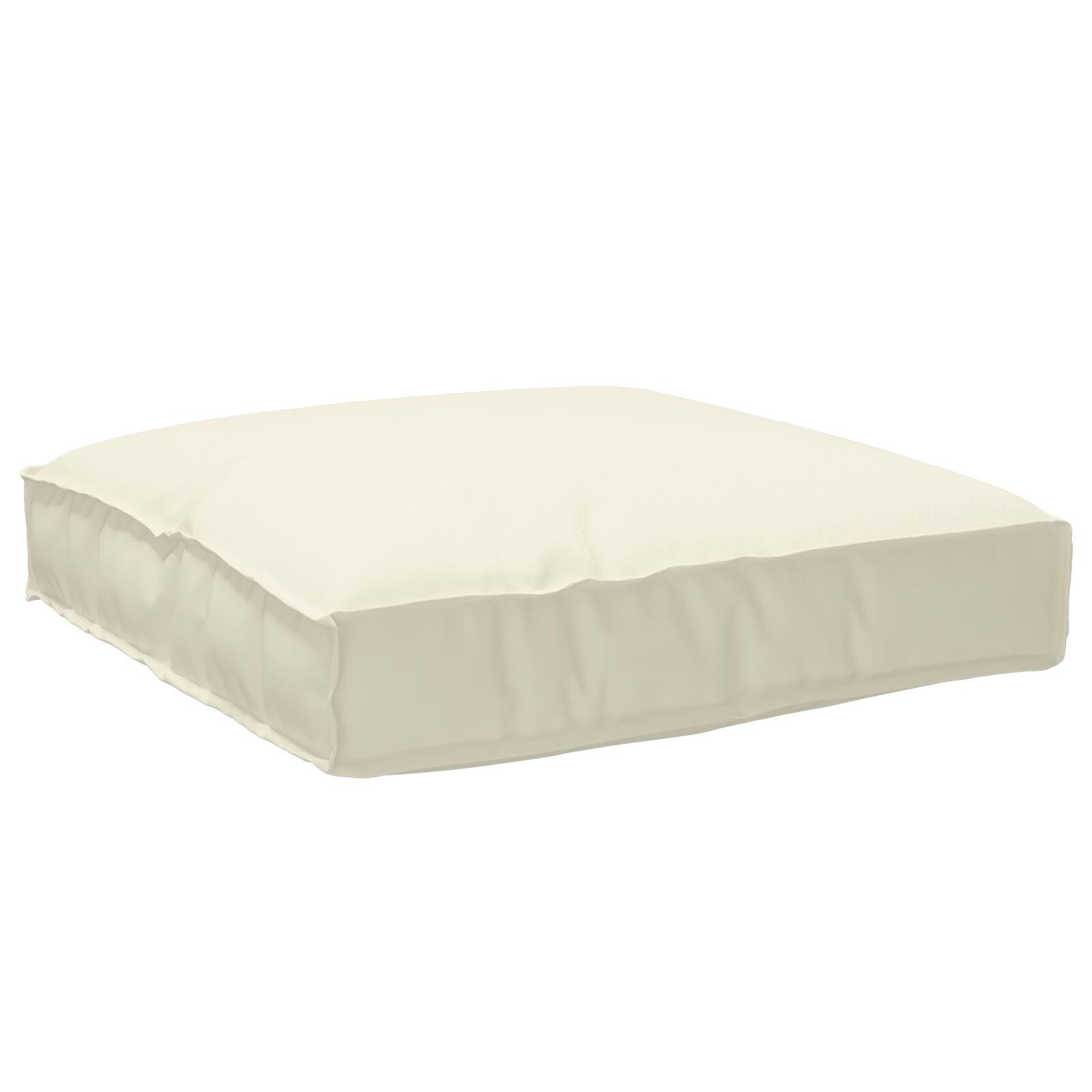 Palle Pudesæt 2 stk Creme 80 x 80 x 12 cm Oxford stof billede