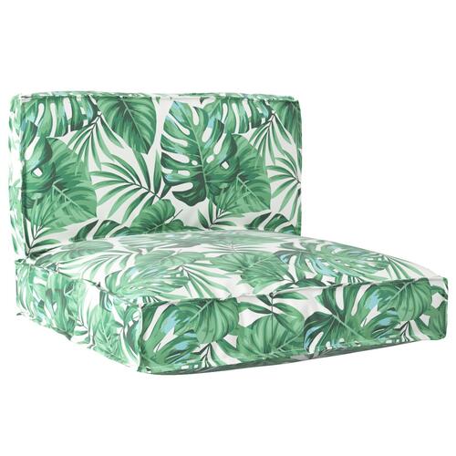 Pallet Pude Sæt Sæt af 2 Bladbillede Polyester Standard
