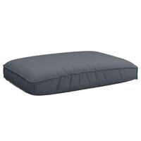 Pallet Pudesæt Sæt af 2 Antracit Polyester Standard Pudesæt