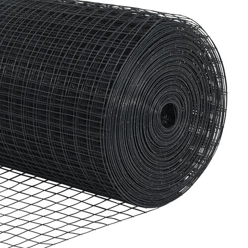 Hønsenet Sæt Sæt af 2 Grå Galvaniseret metal 10 x 0.5 m hegn