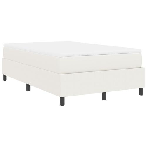 Boxspring Seng med Creme Madras 120x200 cm Corduroy Stof
