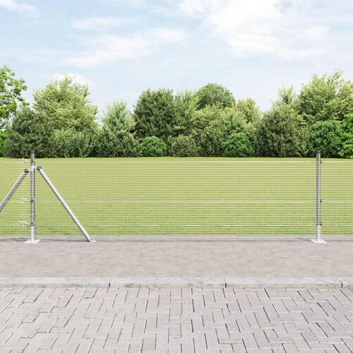 Hegnspæl Sæt Sæt med 2 Galvaniseret stål 10 x 0.5 m Holdbart