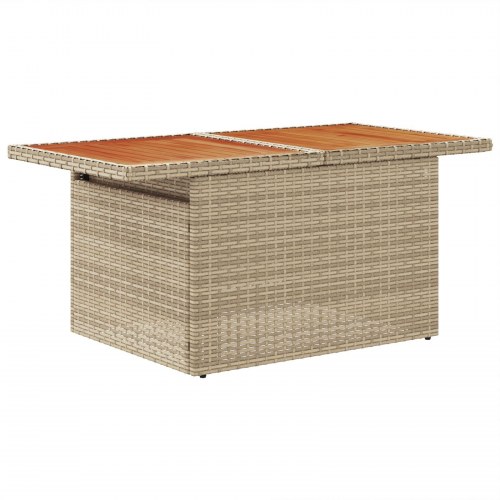 11 dele have sofa sæt med puder beige poly rattan